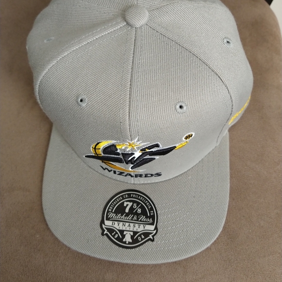 7 5/8 Mitchell and Ness Washington Wizards DC ALL STAR 2001 Fitted Hat NBA - Picture 9 of 9